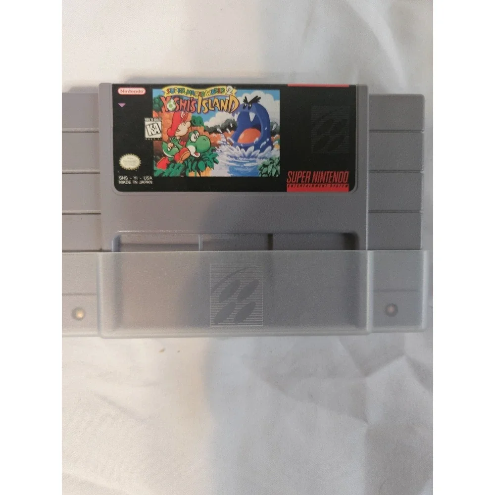 Super Mario World 2: Yoshi's Island (Super Nintendo, 1995) Authentic